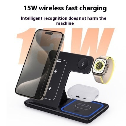 3in1 Foldable Wireless Charger