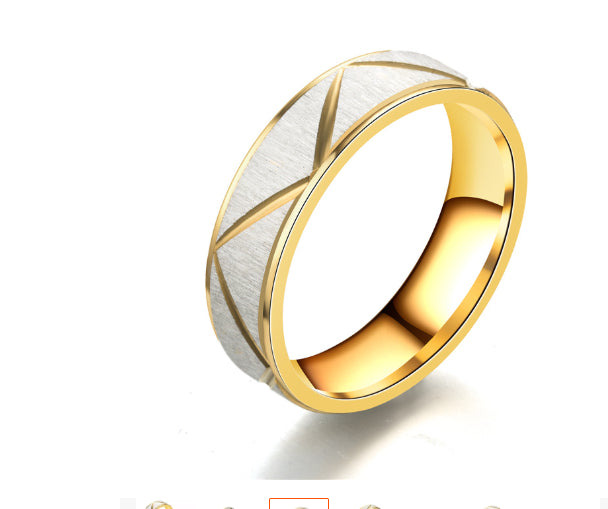 Gold Stainless Steel Ring