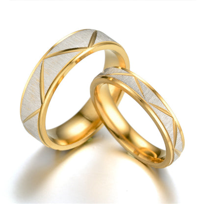 Gold Stainless Steel Ring