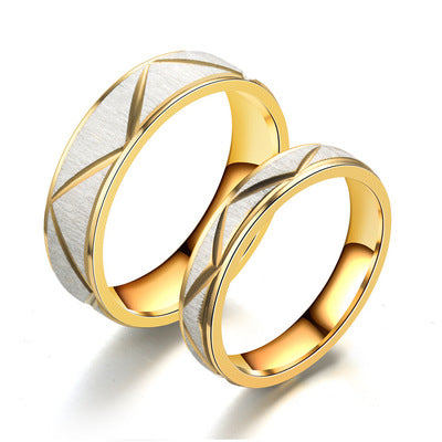Gold Stainless Steel Ring
