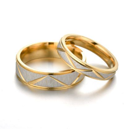 Gold Stainless Steel Ring