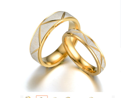 Gold Stainless Steel Ring