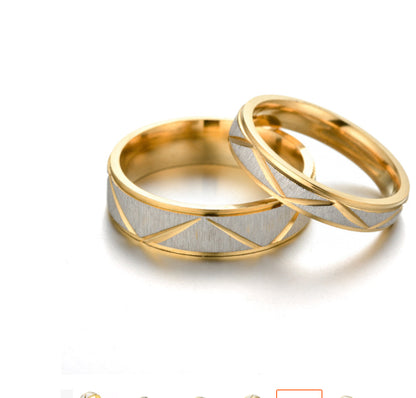 Gold Stainless Steel Ring